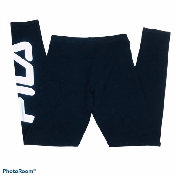 Fila Girl’s 7/8 Length Leggings  | Black Tights - Picture 2 of 12